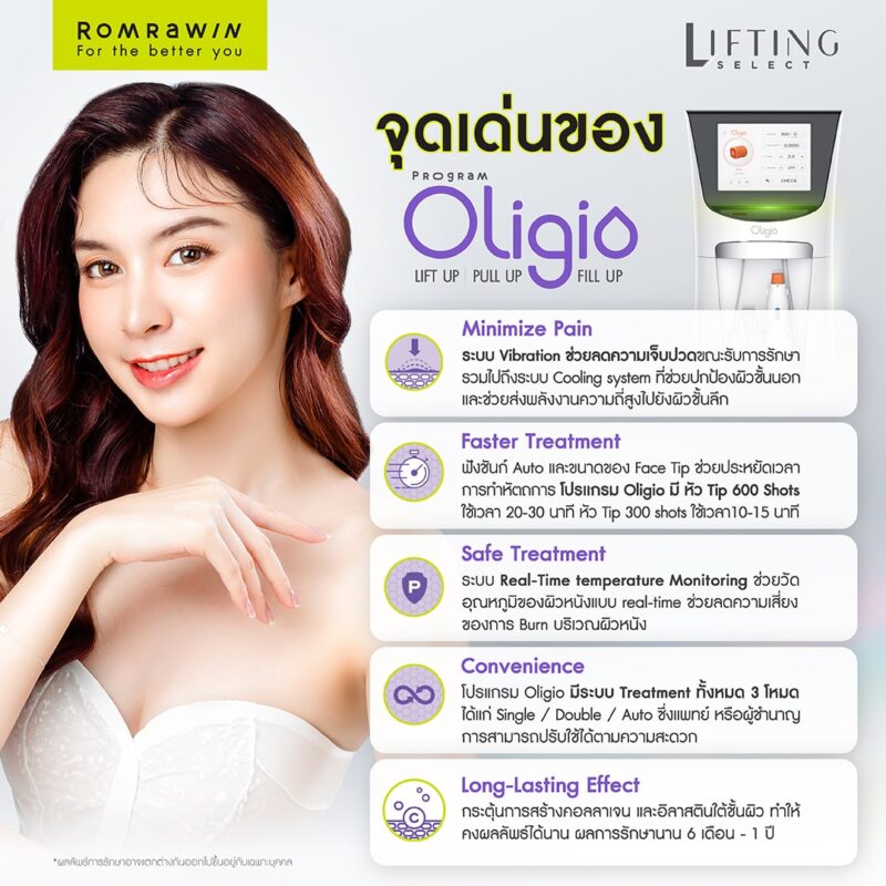 Oligio ยกกระชับคืออะไร ? ลดไขมัน ได้อย่างไร ? สร้างงานผิวได้ยังไง ? 10 จุดเด่นของโปรแกรม Oligio