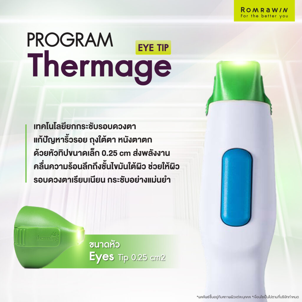 Thermage Eye ยกกระชับรอบดวงตาแบบไม่ต้องผ่าตัด