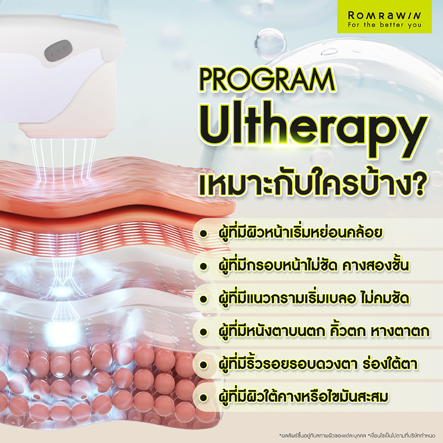 Ultherapy (อัลเทอราปี) เหมาะกับใครบ้าง?