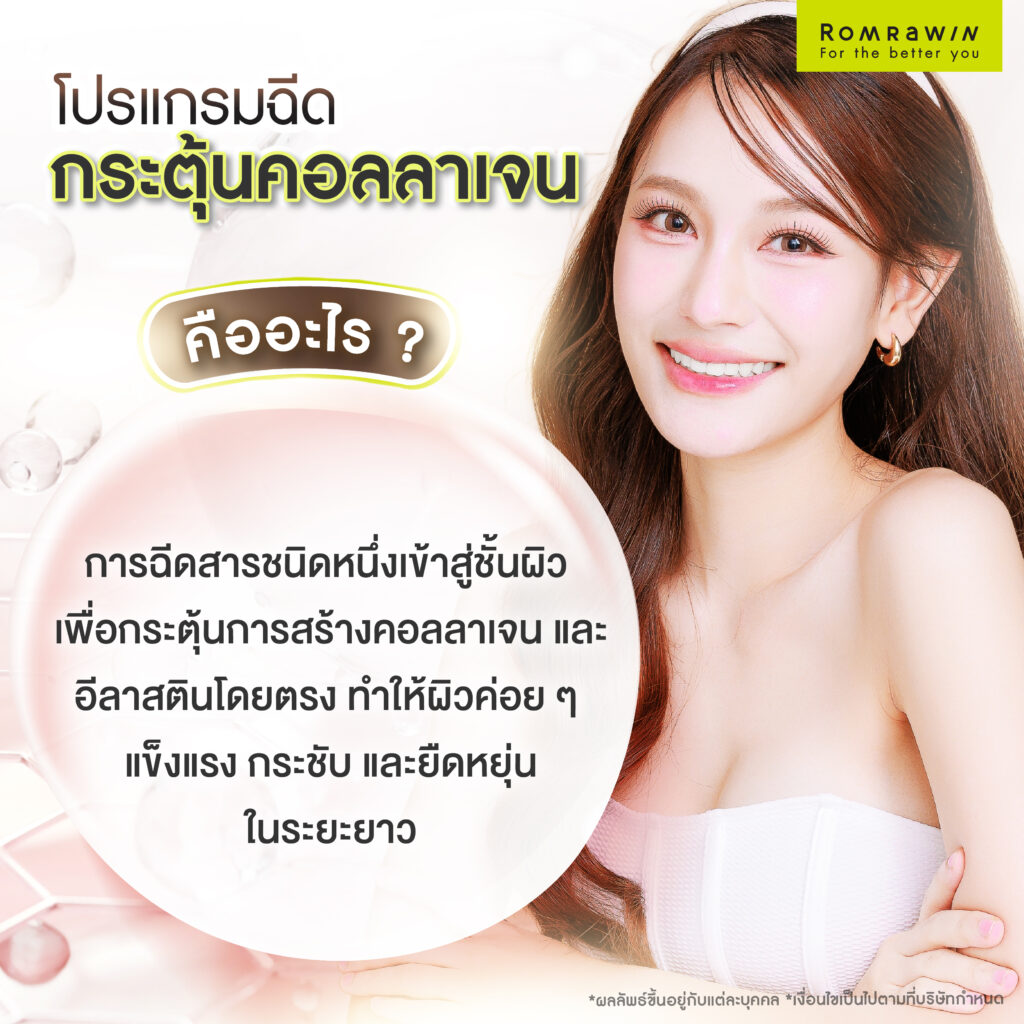 ฉีดกระตุ้นคอลลาเจน คืออะไร?