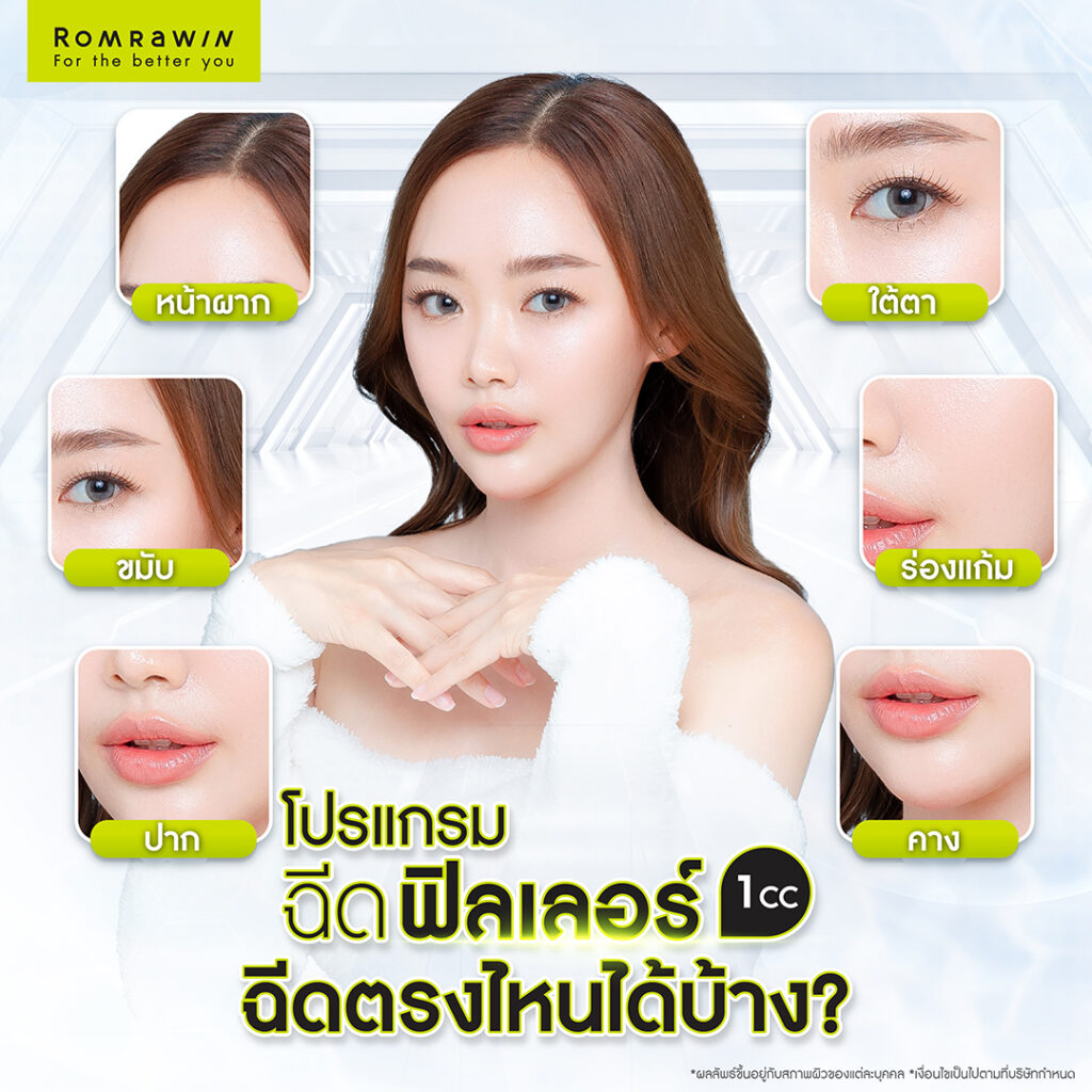 ฟิลเลอร์ 1 CC ฉีดตรงไหนได้บ้าง?