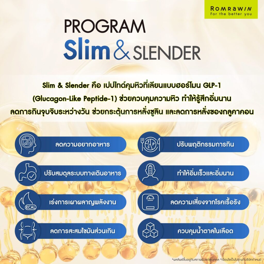 Slim & Slender ช่วยเรื่องอะไรบ้าง?