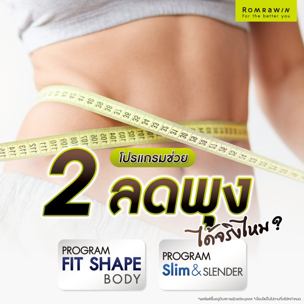 Slim & Slender กับ Fit Shape Body ช่วยลดพุงได้จริงไหม?