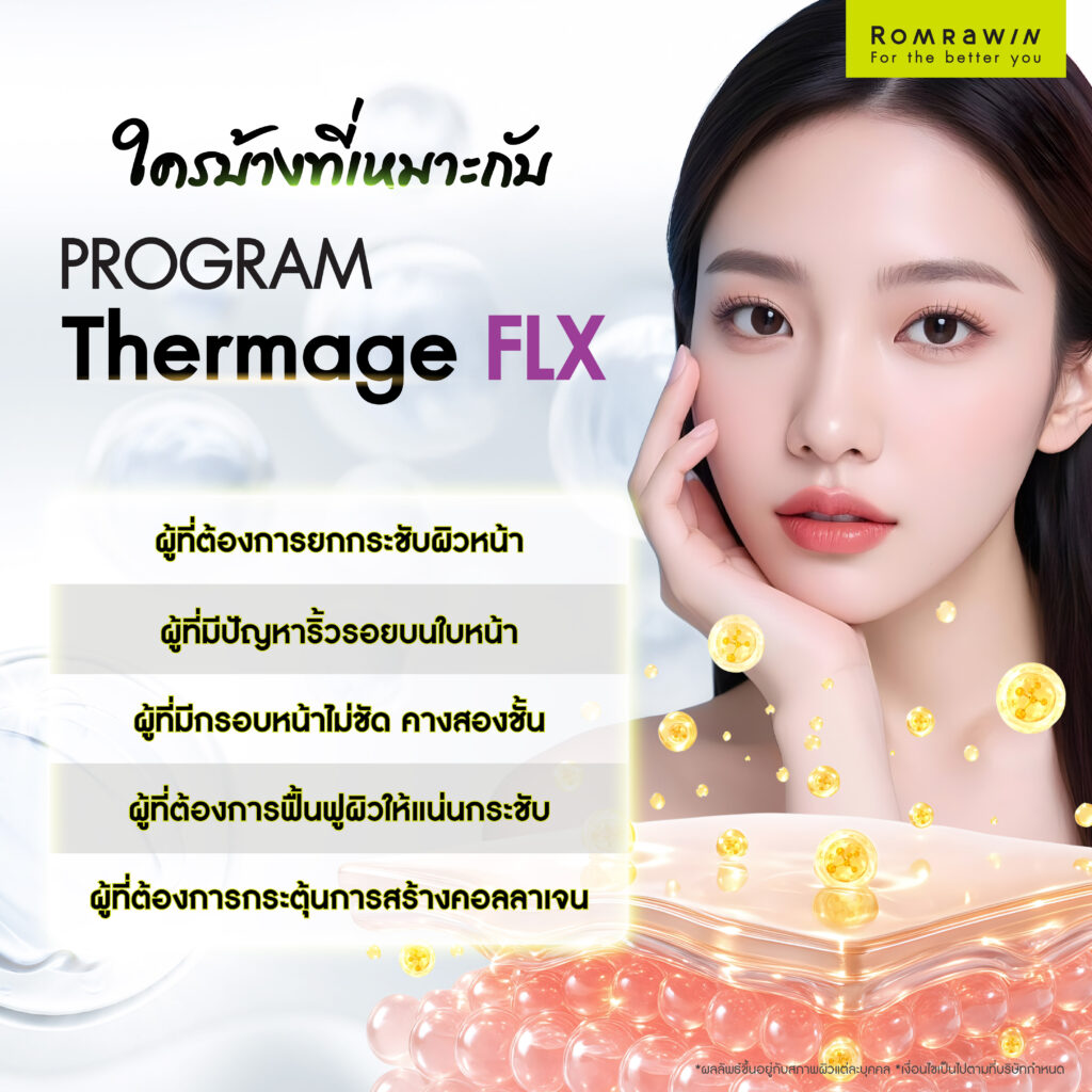 Thermage FLX เหมาะกับใคร?