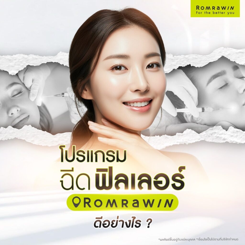 ฉีดฟิลเลอร์แท้ที่ รมย์รวินท์คลินิก ดีอย่างไร?