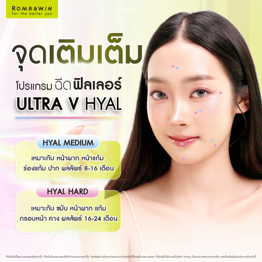 Ultra V Hyal Filler  ประกอบไปด้วย 3 รุ่นคือ