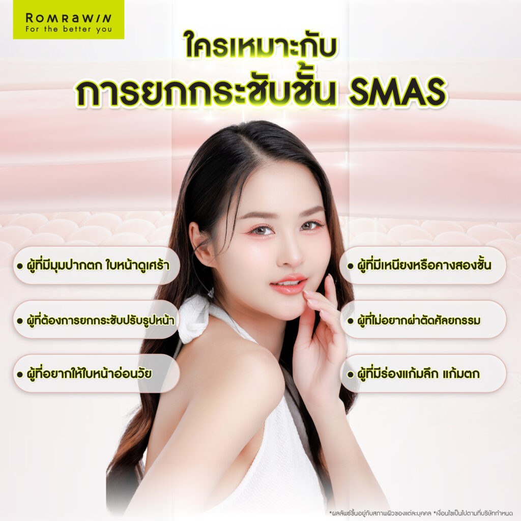 ใครบ้างที่เหมาะกับการยกกระชับชั้น SMAS