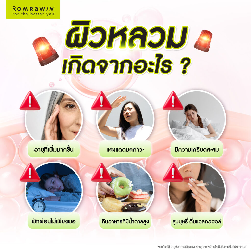 ผิวหลวม เกิดจากอะไร?