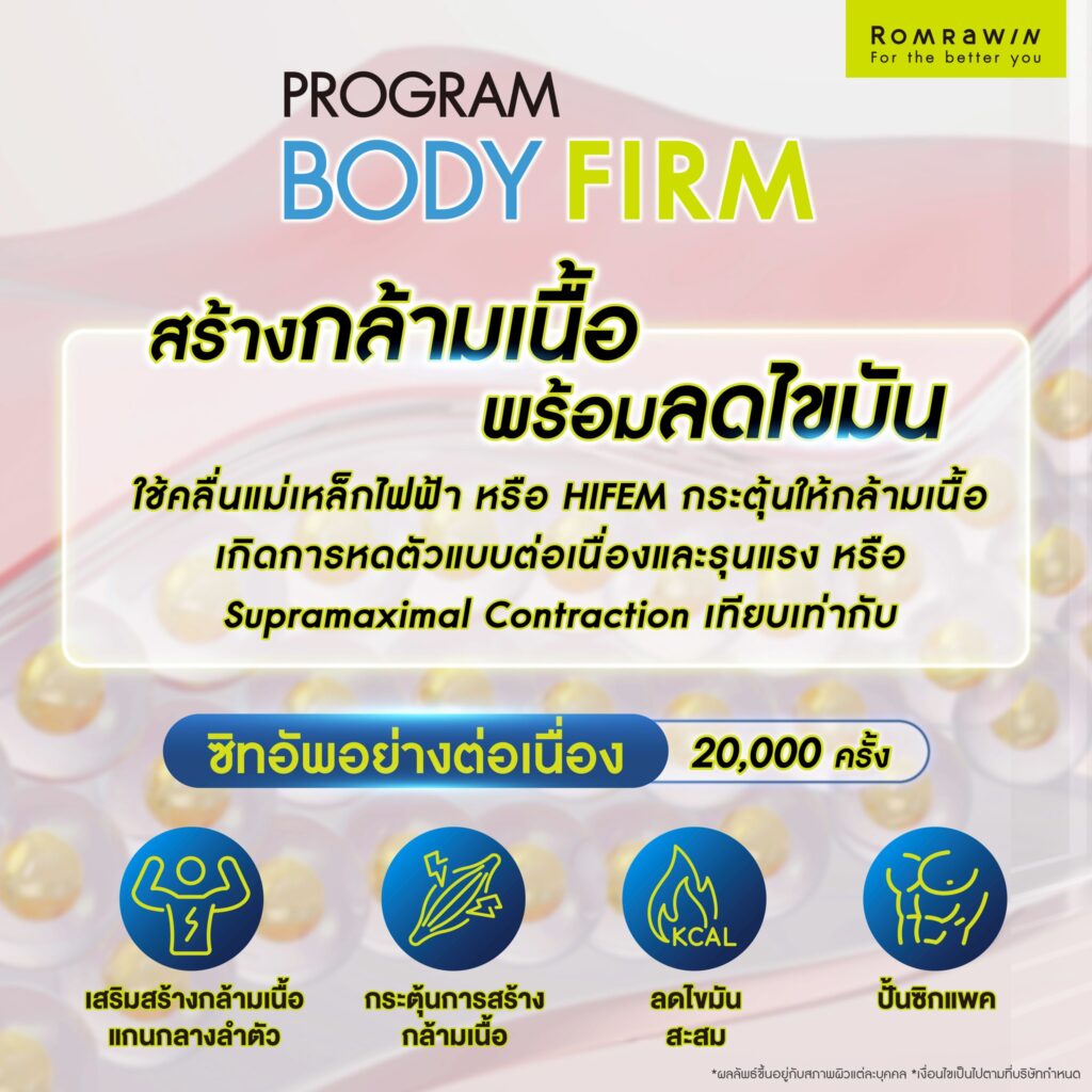 วิธีปั้นซิกแพคด้วย Body Firm ทำงานอย่างไร