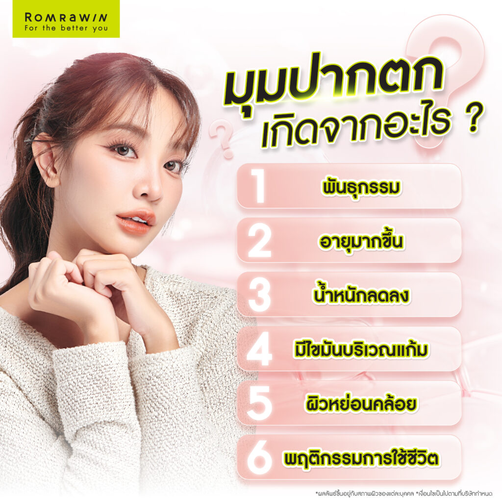 มุมปากตก เกิดจากสาเหตุอะไร?