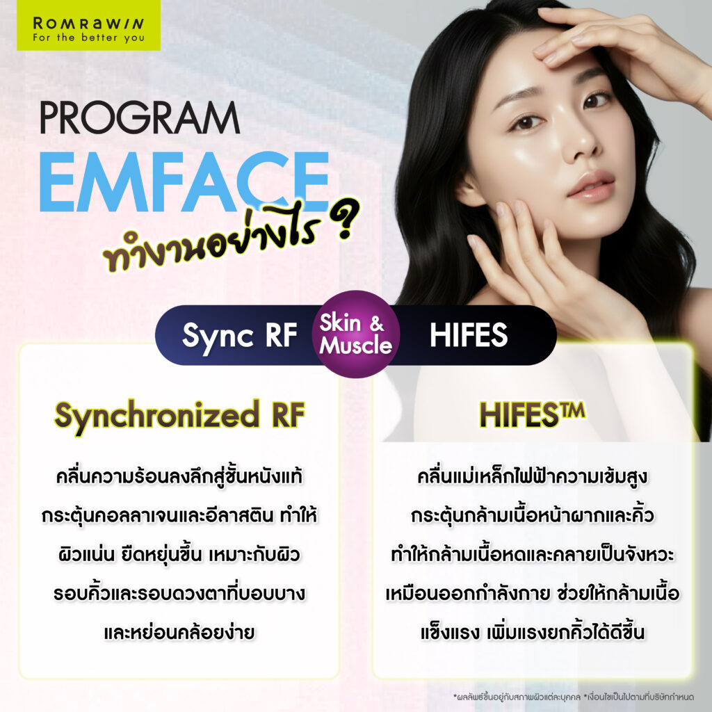 ยกคิ้วตก ฟื้นฟูลึกถึงกล้ามเนื้อ ด้วย EMFACE ทางเลือกของคนที่อยากยกคิ้วโดยไม่ต้องพักฟื้น 4 การยกคิ้วตก ฟื้นฟูลึกถึงกล้ามเนื้อ ด้วย EMFACE ทำงานอย่างไร