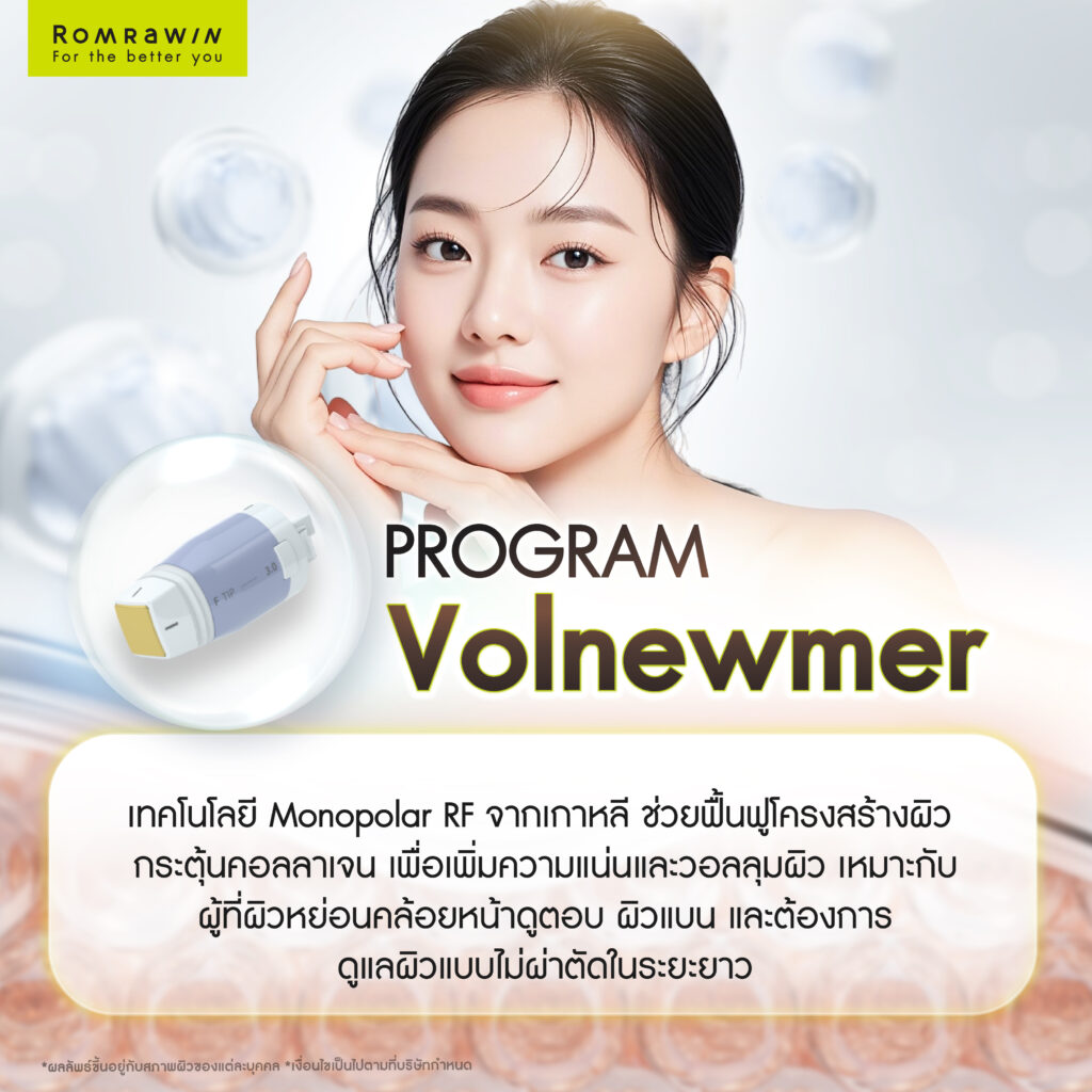 Volnewmer เทคโนโลยีดูแลโครงสร้างผิวและวอลลุมผิว คืออะไร?
