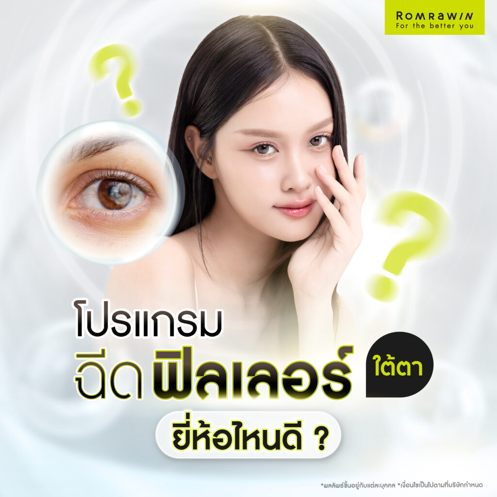 ฉีดฟิลเลอร์ใต้ตายี่ห้อ Juvederm