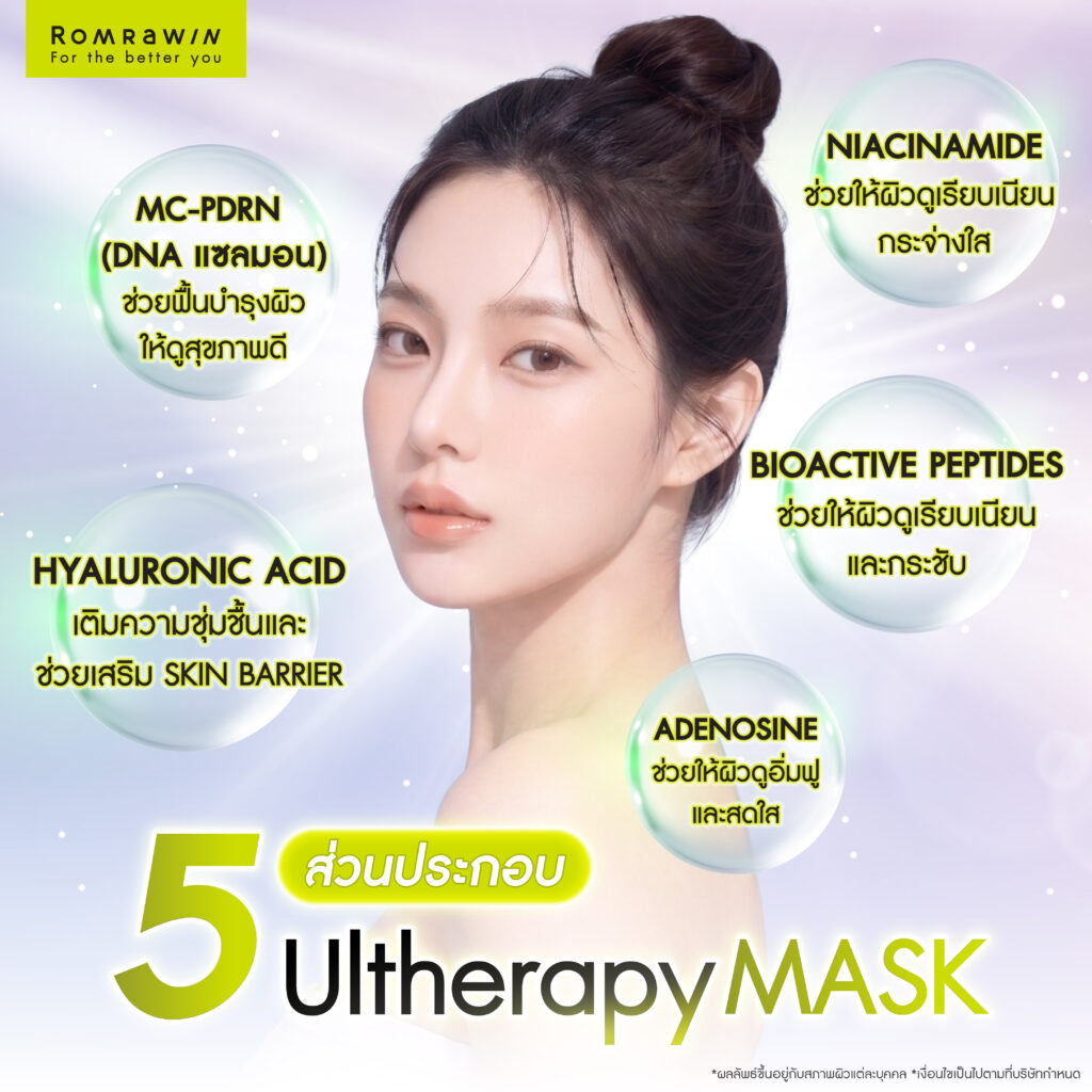 Ultherapy Mask ตัวช่วยฟื้นบำรุงผิวหลังยกกระชับ ให้ผิวโกลว์ดูสุขภาพดี 3 5 ส่วนประกอบสำคัญใน Ultherapy Mask มีอะไรบ้าง?