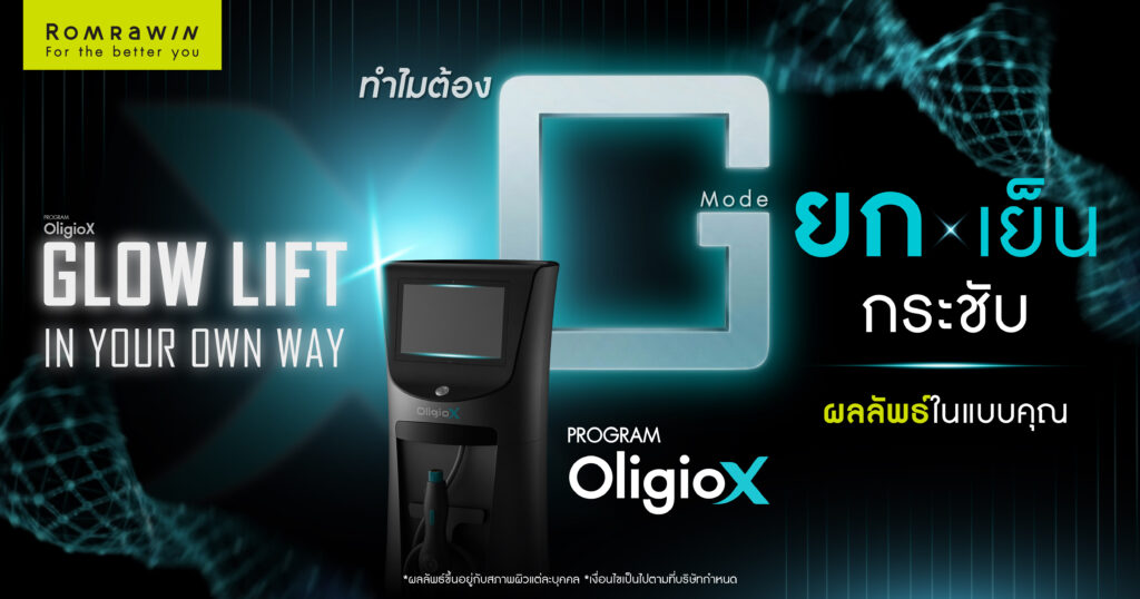 G Mode เทคโนโลยีสร้างงานผิว ใน Oligio X เพื่อผลลัพธ์ที่ดีกว่า 1 Oligio X G Mode