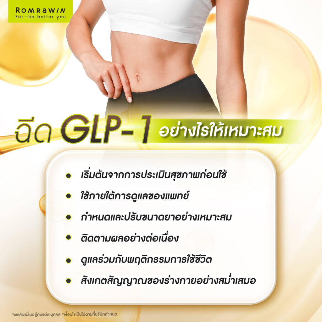 ฉีด GLP-1 เอง อันตรายแค่ไหน ถ้าไม่มีแพทย์ดูแล? 6 ฉีด GLP-1 อย่างไรให้เหมาะสมและลดความเสี่ยง