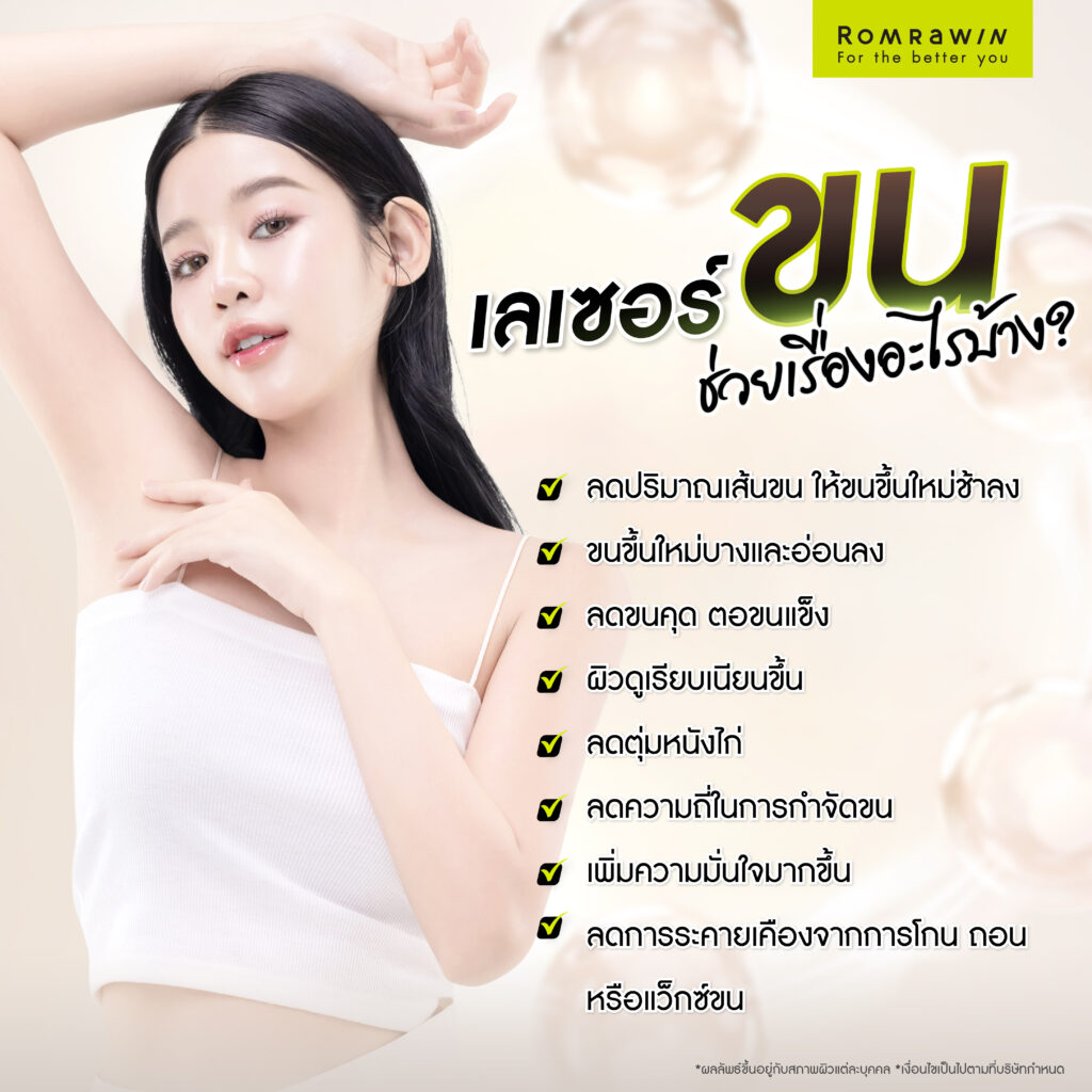 เลเซอร์ขน คืออะไร? ช่วยอะไร รวมทุกเรื่องที่ควรรู้ก่อนตัดสินใจเลเซอร์กำจัดขน 3 เลเซอร์ขนช่วยเรื่องอะไรบ้าง?
