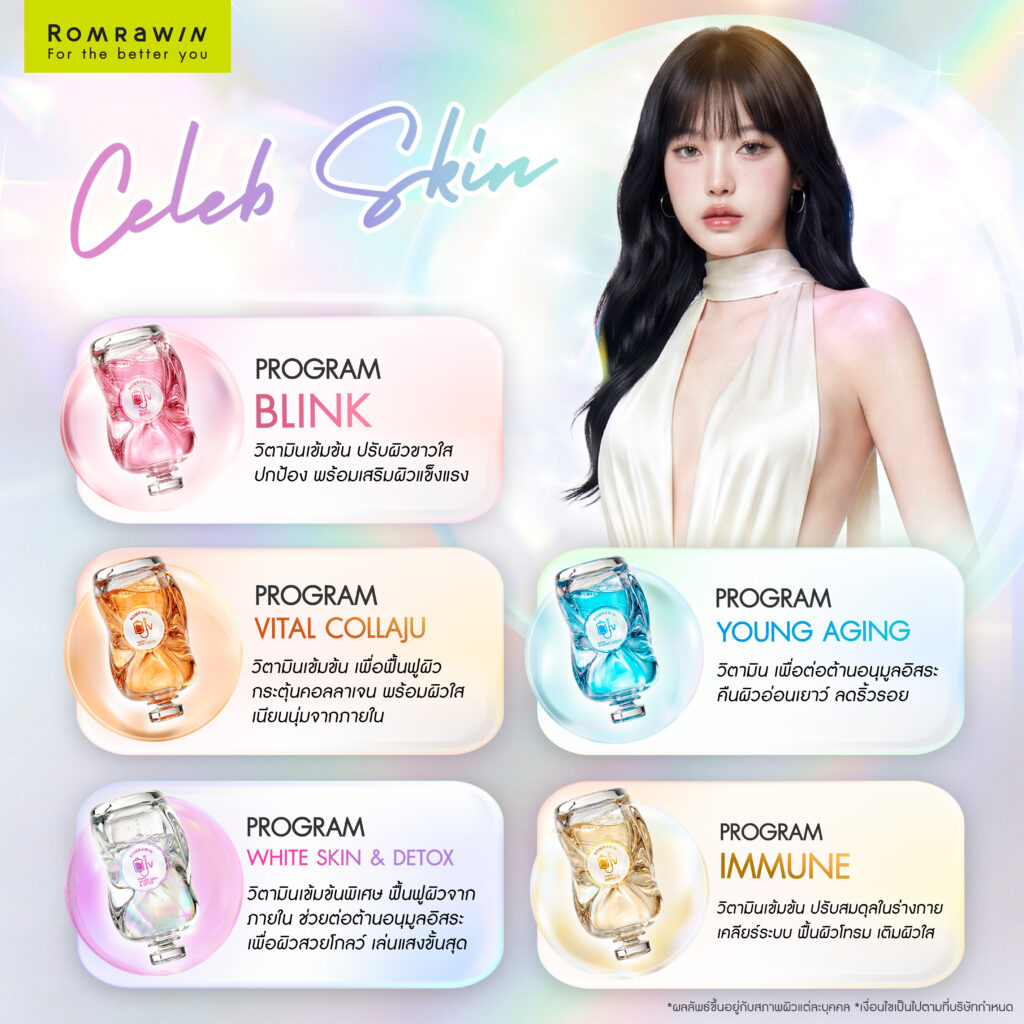 IV CLUB โปรแกรมให้วิตามินผิว บูสต์ร่างกาย พร้อมฟื้นฟูผิวหมองคล้ำ 3 โปรแกรมให้วิตามิน IV Blink