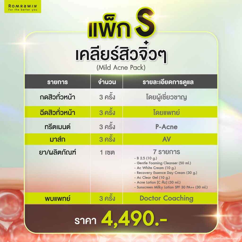 Acne Solution Levels แพ็ก S เคลียร์สิวจิ๋วๆ (Mild Acne Pack)