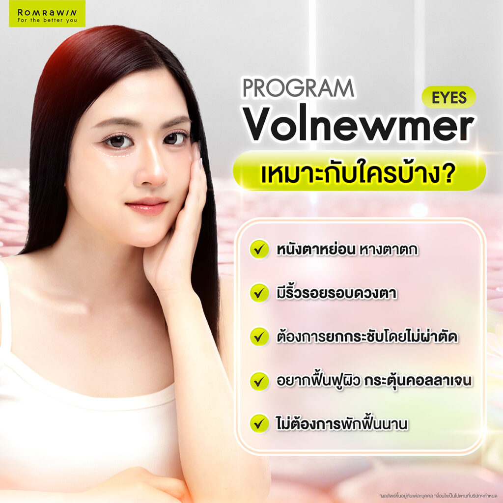 Volnewmer Eyes คืออะไร? ช่วยยกกระชับรอบดวงตา ลดหนังตาตกและริ้วรอยได้อย่างไร 5 Volnewmer Eyes เหมาะกับใครบ้าง