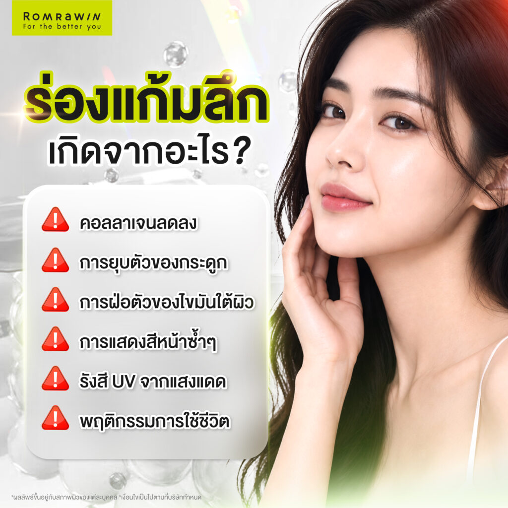 ร่องแก้มลึกแก้อย่างไร? รวมสาเหตุ และเจาะลึกวิธีลดร่องแก้ม 2 ร่องแก้มลึกเกิดจากอะไร?
