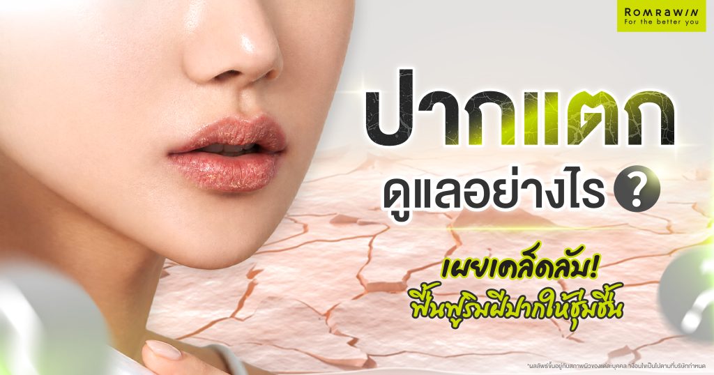 ปากแตก แห้งลอกดูแลอย่างไร? เผยเคล็ดลับฟื้นฟูริมฝีปากให้กลับมาชุ่มชื้น 1 ปากแตก