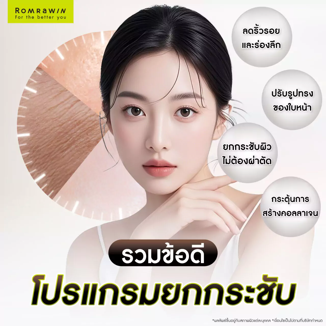 เทคโนโลยียกกระชับไหนเหมาะกับหน้าหย่อนคล้อยมากที่สุด? 4 ข้อดีของการทำเทคโนโลยียกกระชับ แก้หน้าหย่อนคล้อย
