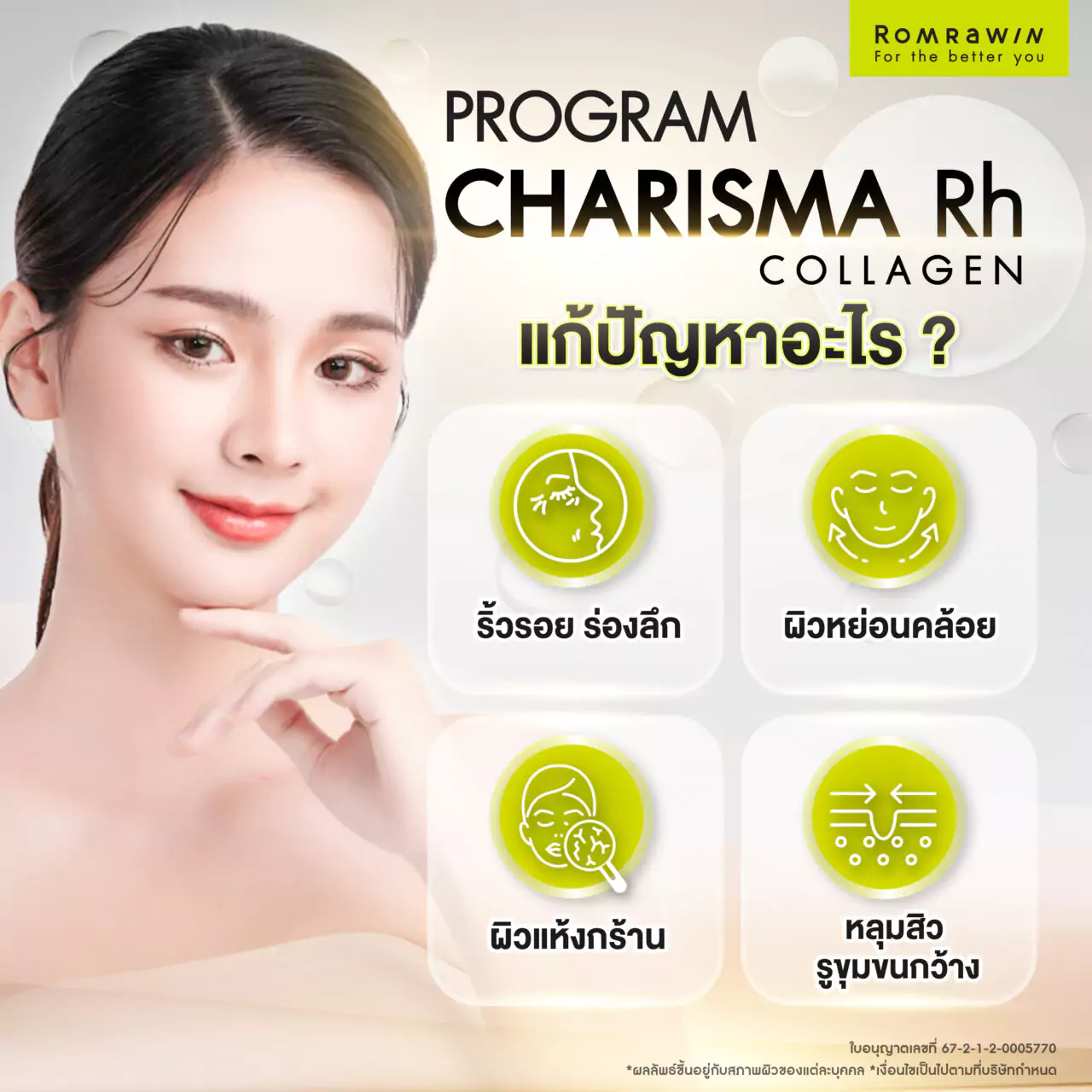 โปรแกรมฉีด Karisma Rh Collagen แก้ปัญหาอะไรได้บ้าง?