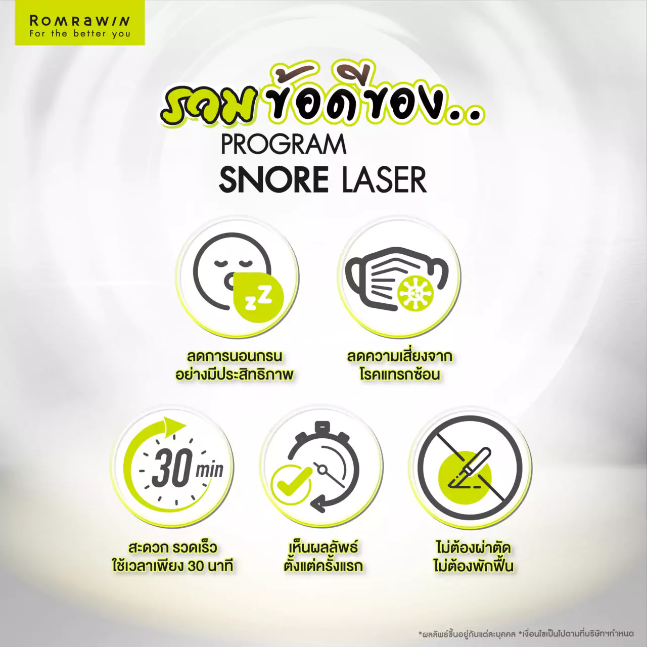 กรนสนั่น จนข้างห้องสะเทือน จบปัญหานอนกรนด้วย Snore Laser 