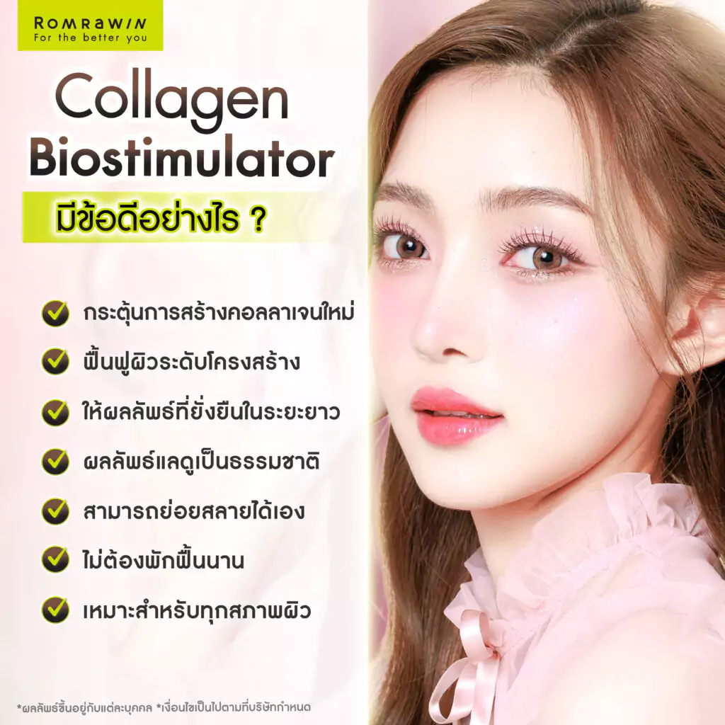 Collagen Biostimulator สารกระตุ้นคอลลาเจน มีข้อดีอย่างไร?