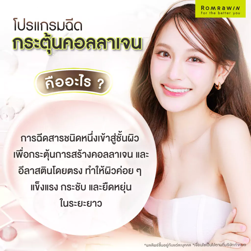 ฉีดกระตุ้นคอลลาเจน คืออะไร?