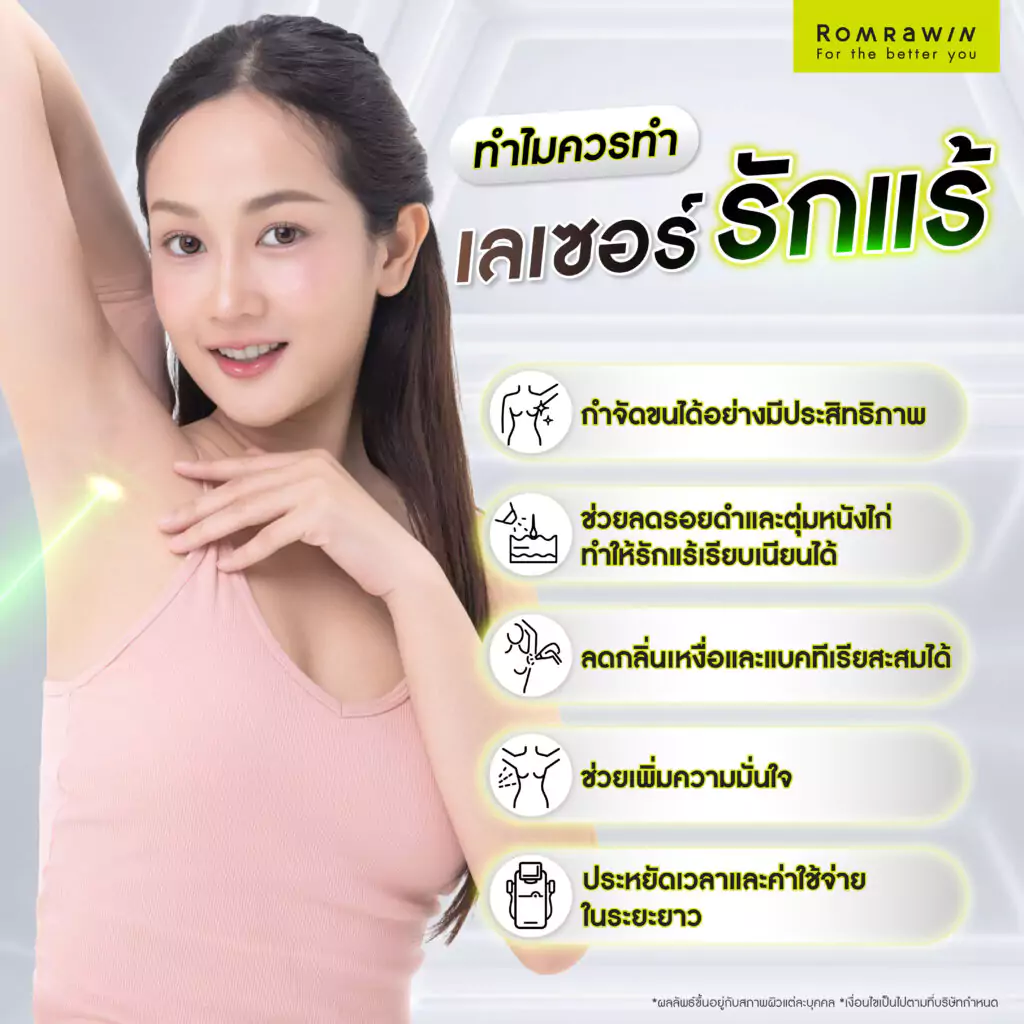 ทำไมควรทำเลเซอร์รักแร้