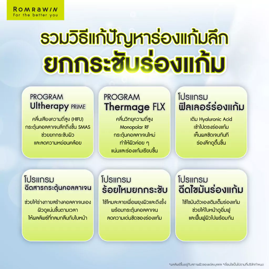 รวมวิธีรักษาปัญหาร่องแก้มลึก ลดร่องแก้ม